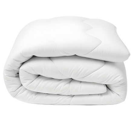 KOŁDRA 135x200 CAŁOROCZNA BIAŁA ROLKA OUTLET