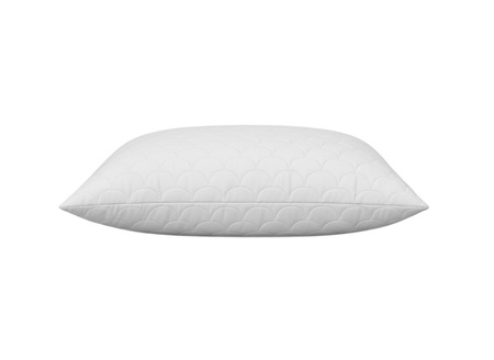 PODUSZKA 70x80 BIAŁA PIKOWANA Z ZAMKIEM