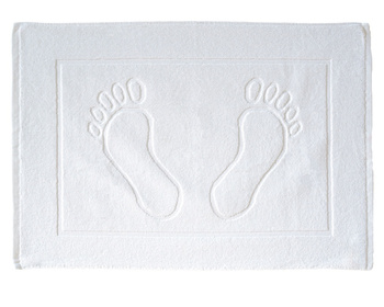 DYWANIK HOTELOWY BIAŁY 650G 50x70