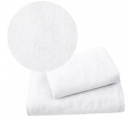 RĘCZNIK DELUXE BIAŁY 500G 30x50 CM