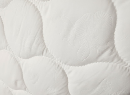 PODUSZKA 50x70 BIAŁA PIKOWANA KWIATY