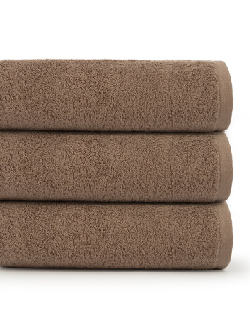 RĘCZNIK BRĄZOWY TAUPE 50x90 450G