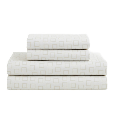 KOMPLET POŚCIELI 140x200 KREMOWA