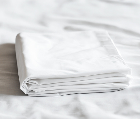 PRZEŚCIERADŁO HOTELOWE 220x260 BIAŁE BAWEŁNA