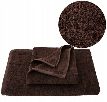 RĘCZNIK SPA BRĄZOWY 450G 90x180 CM